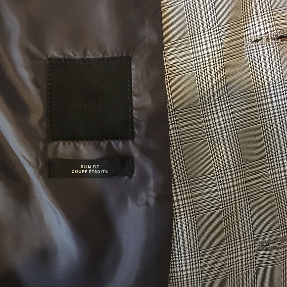 H&M Check Pattern Blazer - Picture 4 of 4